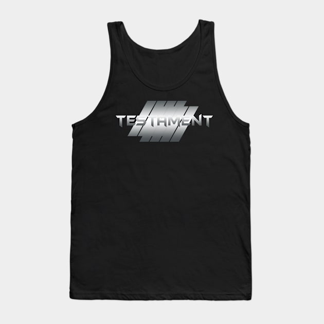 Metallic Illustration Testament Tank Top by theStickMan_Official